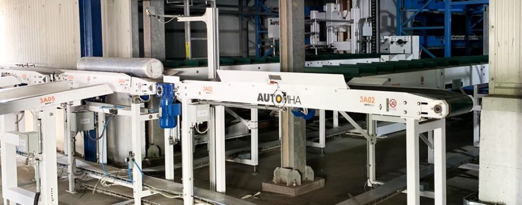 shahi magazzino autoportante automatico per industria tessile