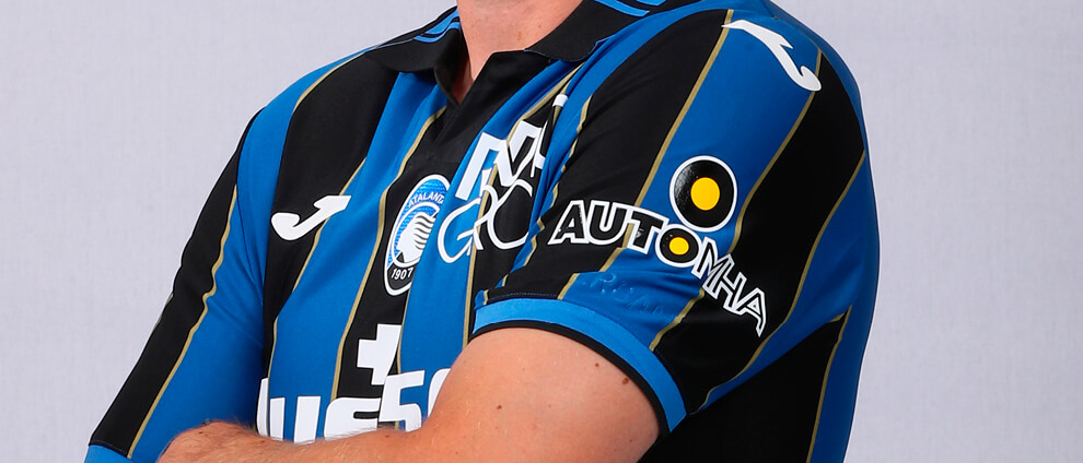 immagine nuova maglia atalanta