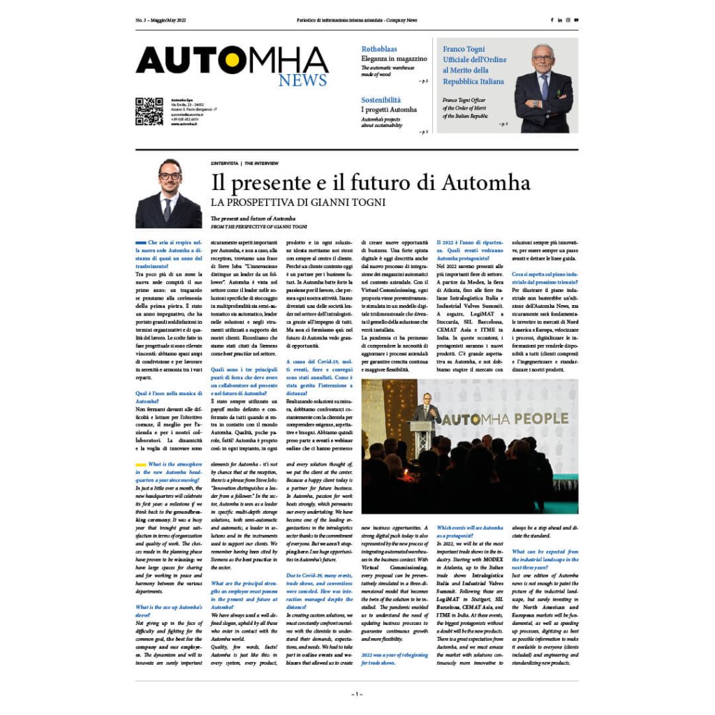 immagine copertina automha news maggio 2022